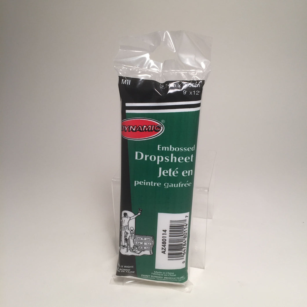Drop Cloth - Plastic Roll - 9' x 12'