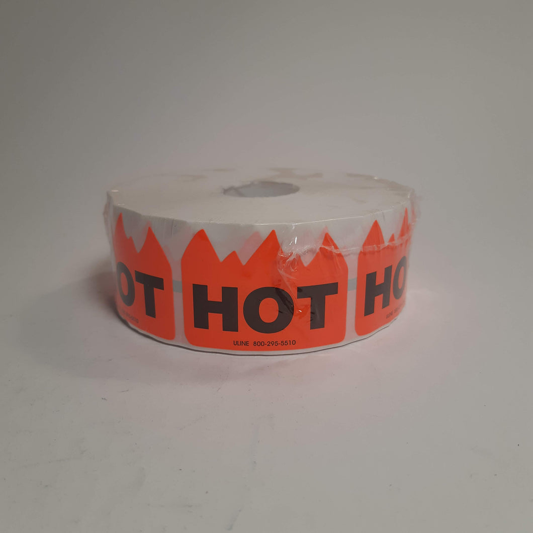 Labels - Hot - Roll of 1000
