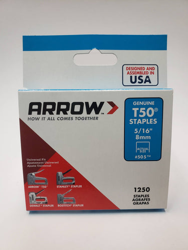 Arrow - T50 Staples - 5/16