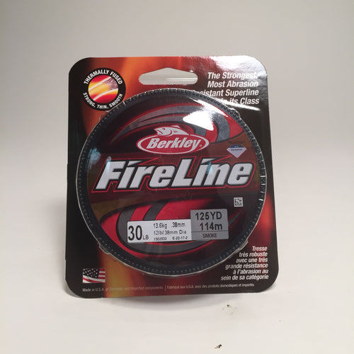 Monofilament - Berkley - Fireline - 30lb - Smoke Grey