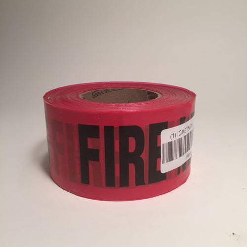 Barricade Tape - Fire Line - Red
