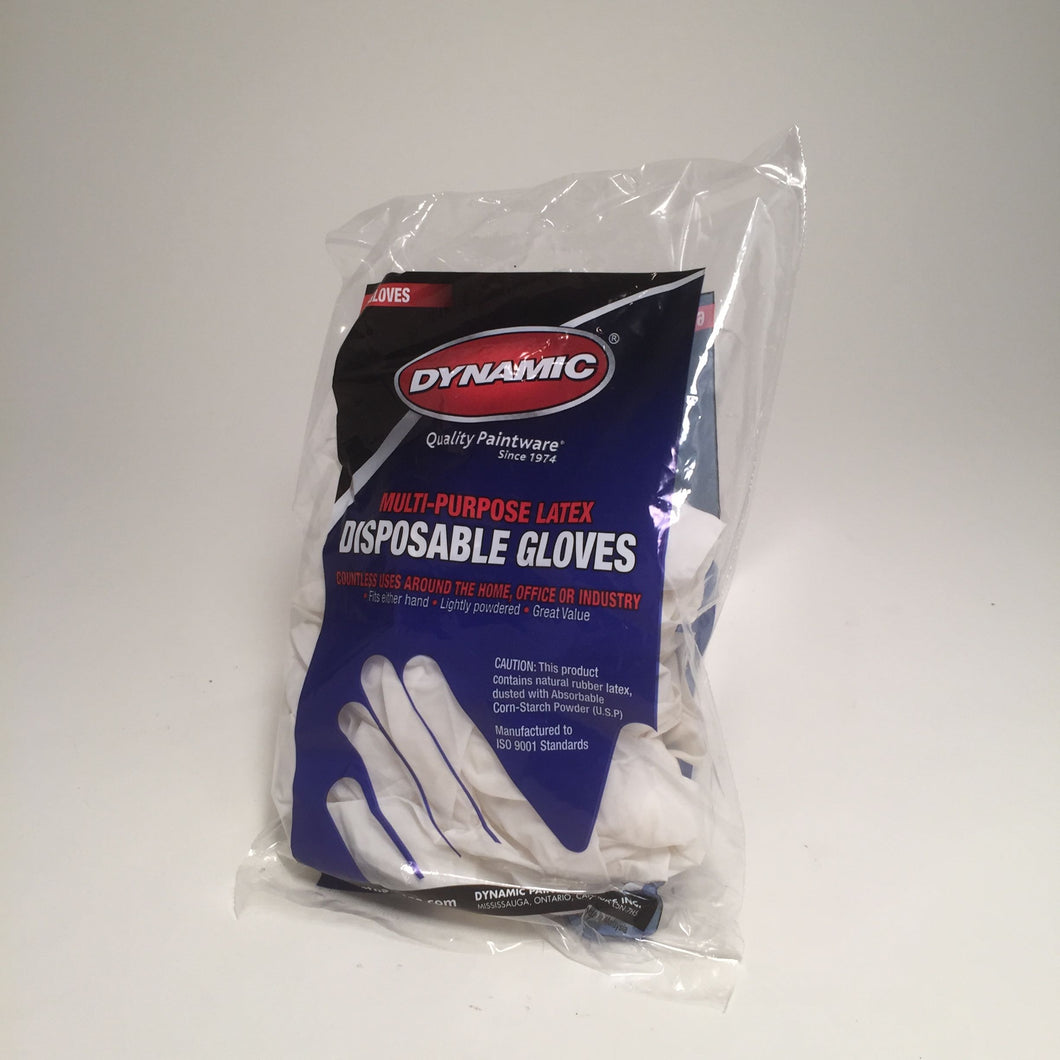 Disposable Gloves - Latex - 6 pack