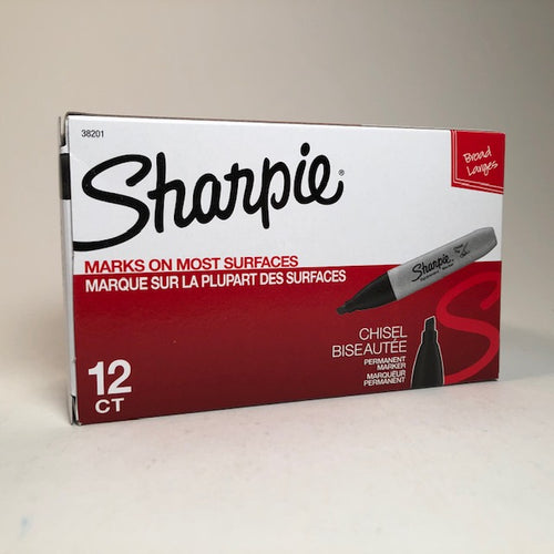 Sharpie - Chisel Tip - 12 pk