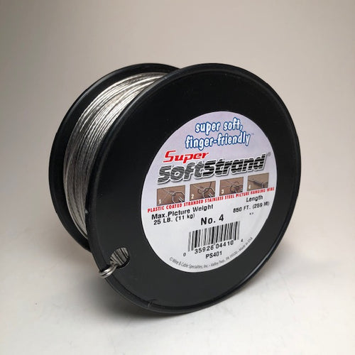 Picture Hanging Wire - #4 Coated - 850ft Spool