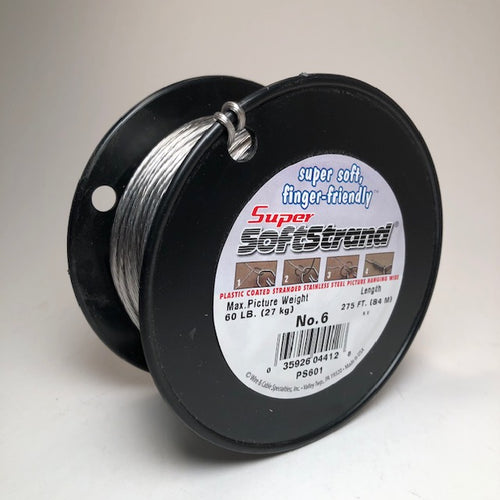 Picture Hanging Wire - #6 Coated - 275ft Spool
