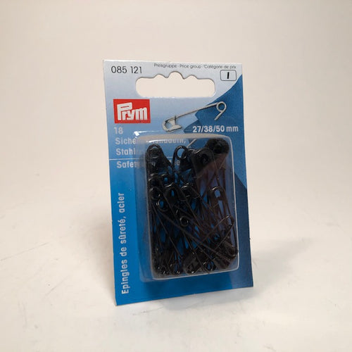 Safety Pins - Black - 18pk