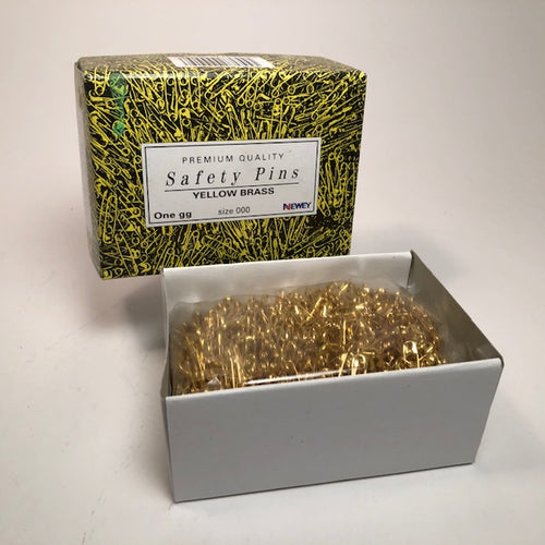 Safety Pins - Brass - 19mm