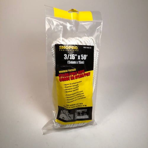 Sash - Nylon Braided - 3/16 x 50'
