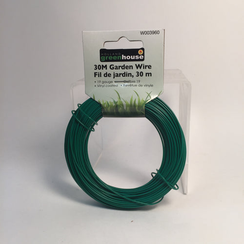 Wire - Coated Green - 30m