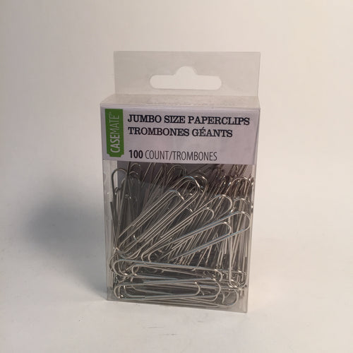 Paper Clips - Jumbo - 100 pk