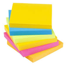 Post It Notes - Various colours